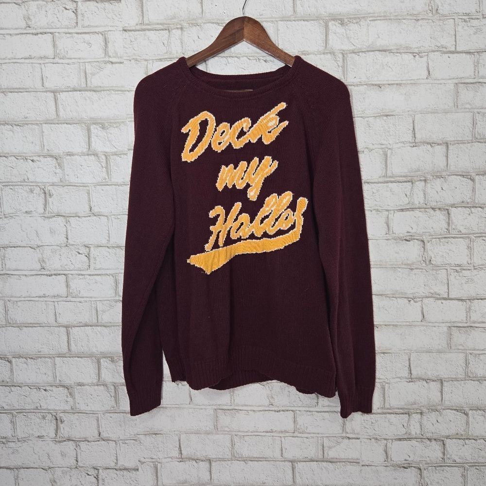 Deck My Halls holiday sweater